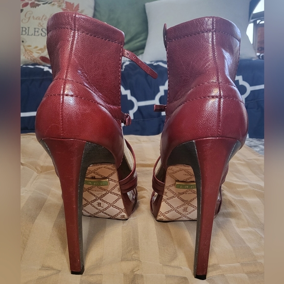 L.A.M.B. heels, 10M, Brick color - Picture 5 of 9